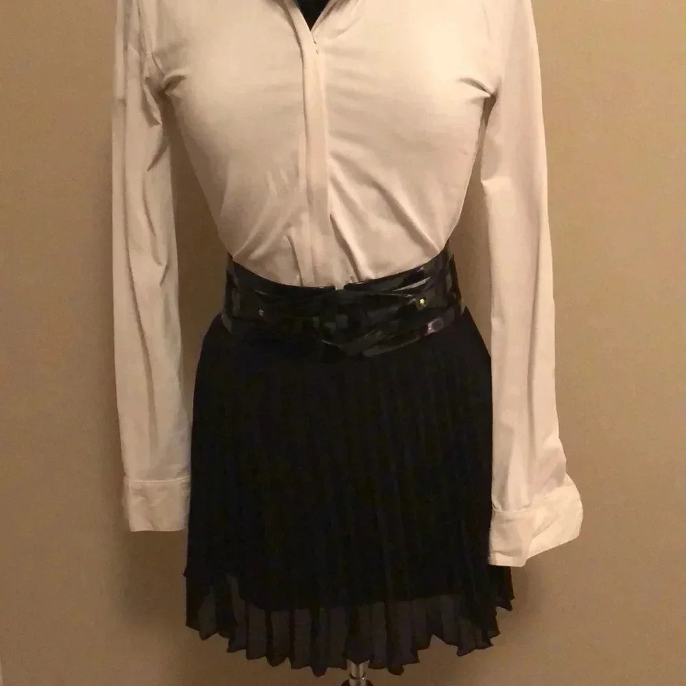 Pleated Black‎ Skirt